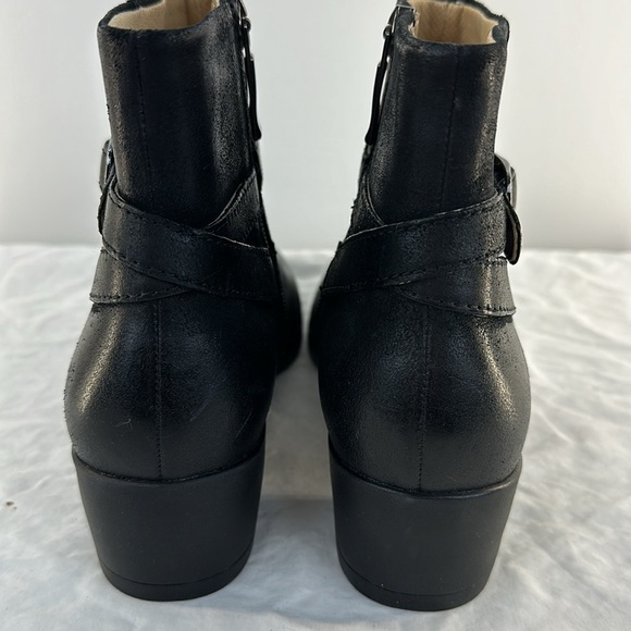 NIB Dansko “Cagney” Burnished Suede Heeled Booties - Picture 6 of 11